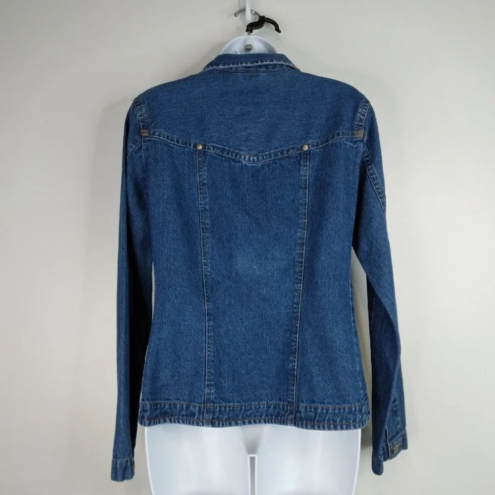 Vintage Bill Blass Jeans Wear Denim Jacket Medium